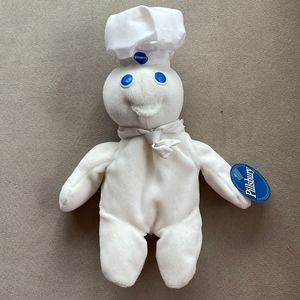 PILLSBURY DOUGHBOY Beanie baby collectible toy / plushie - NEW! 😀